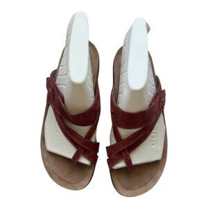 Taos Sandals One Toe Insert prf-14050 Size 8 Red Perfect 20212